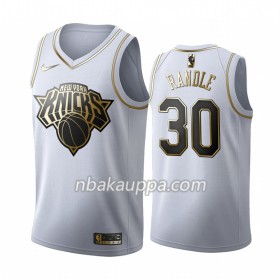 New York Knicks Julius Randle 30 Nike 2019-2020 Valkoinen Golden Edition Pelipaidat Swingman - Miesten